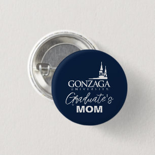 Gonzaga University Logo with Church Steeples Button