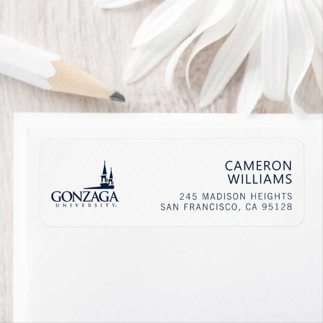 Gonzaga University Logo with Church Steeples Label (Insitu)