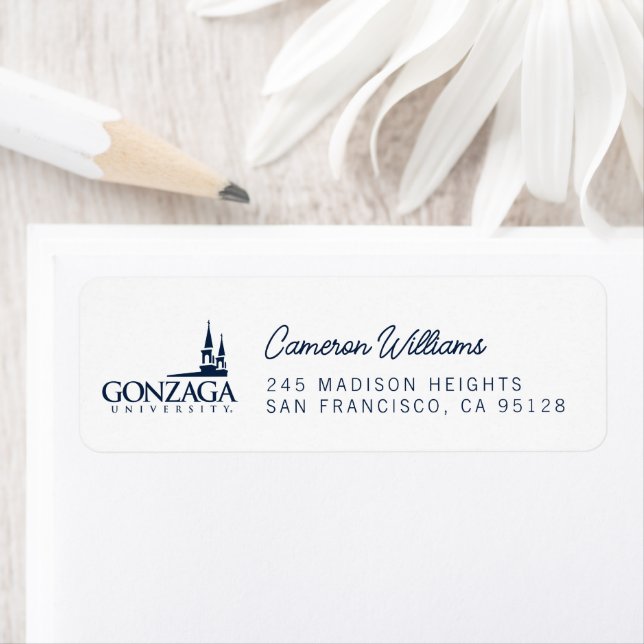 Gonzaga University Logo with Church Steeples Label (Insitu)