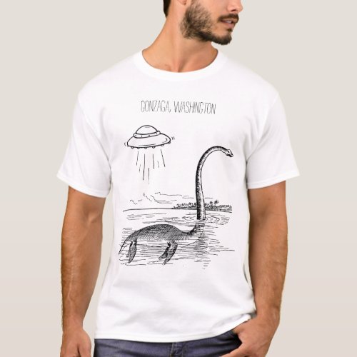 Gonzaga Washington T Loch Ness Abduction T_Shirt