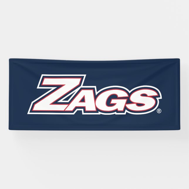 Gonzaga Zags Logo Banner (Horizontal)