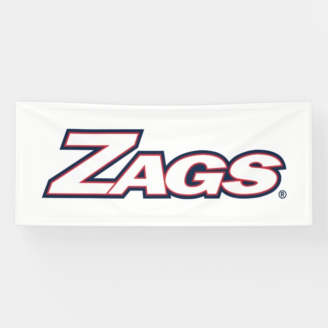 Gonzaga Zags Logo Banner (Horizontal)