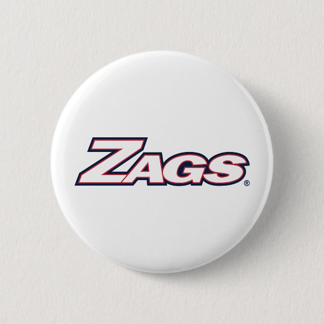 Gonzaga Zags Logo Button (Front)