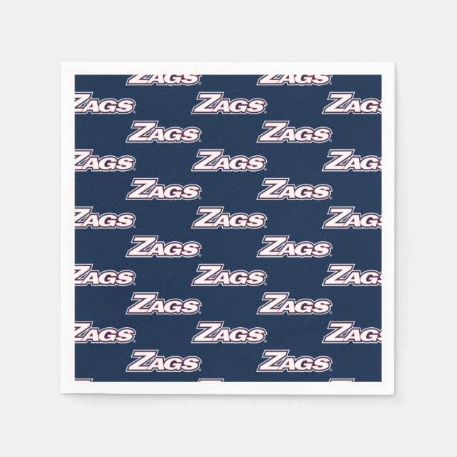 Gonzaga Zags Logo Napkins (Front)