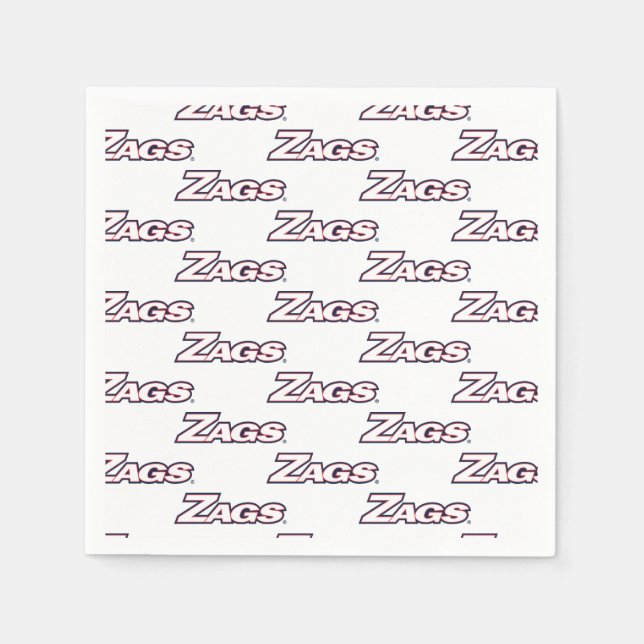 Gonzaga Zags Logo Napkins (Front)