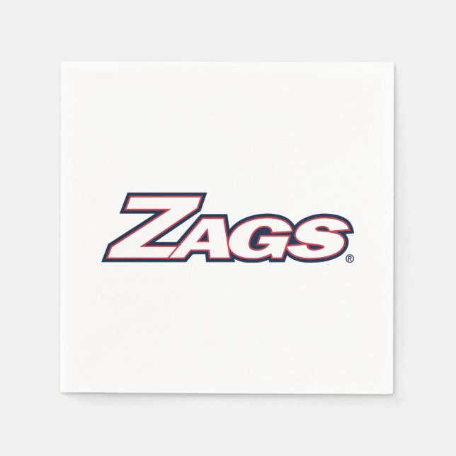 Gonzaga Zags Logo Napkins (Front)