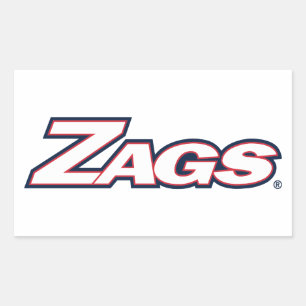 Gonzaga Zags Logo Rectangular Sticker
