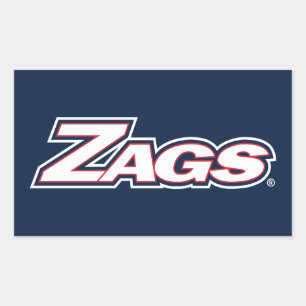 Gonzaga Zags Logo Rectangular Sticker