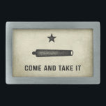 Gonzales Flag Belt Buckles<br><div class="desc">Vintage Come and Take It historical banner from the Battle of Gonzales, which began the Texas Revolution.</div>