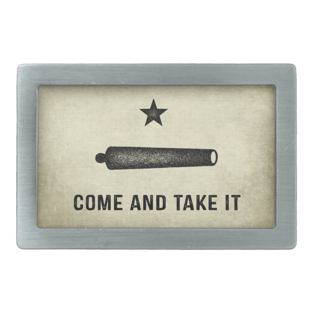 Gonzales Flag Belt Buckles (Front)