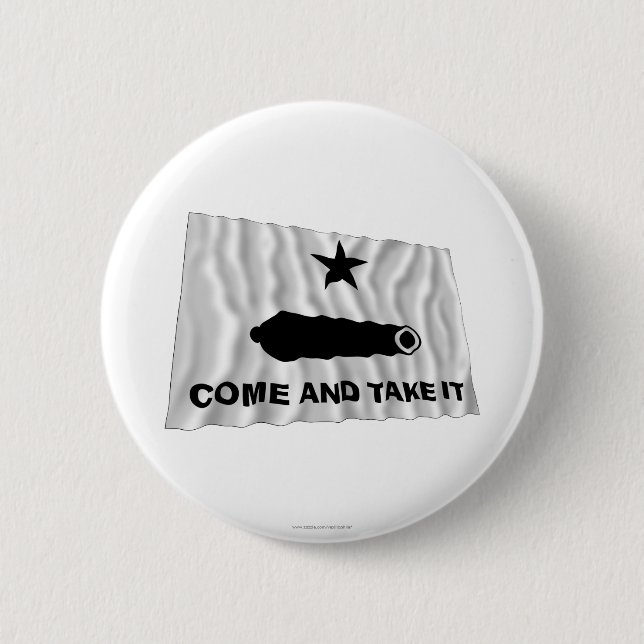 Gonzales Flag Button (Front)