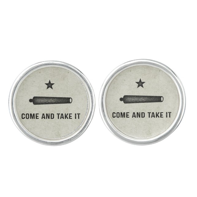 Gonzales Flag Cufflinks (Front)