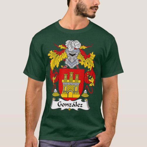 Gonzalez Coat of Arms  Family Crest T_Shirt