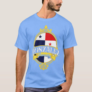 Gonzalez Family Panama Flag T-Shirt