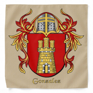 Gonzalez Historical Coat of Arms Bandana