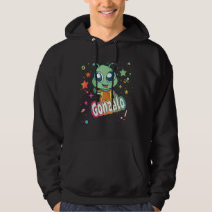 GONZALO - Cute Boy Name with cute Alien Hoodie