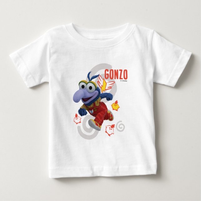 Gonzo and his Chicks Baby T-Shirt (Front)