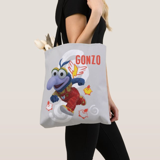 Gonzo and his Chicks Tote Bag (Close Up)