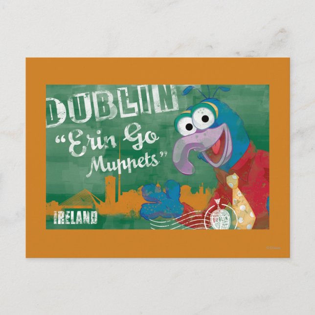 Gonzo - Dublin, Ireland Poster Postcard (Front)