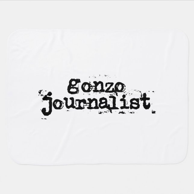 Gonzo Journalist Baby Blanket (Horizontal)