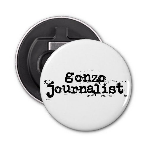 Gonzo Journalist Bottle Opener