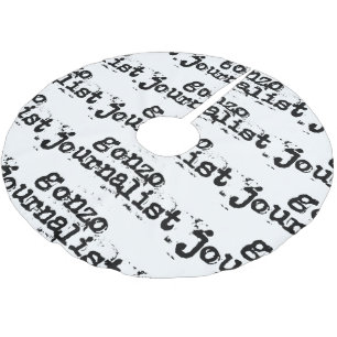 Gonzo Journalist Brushed Polyester Tree Skirt