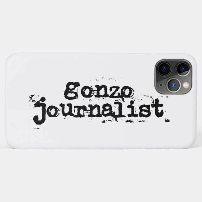 Gonzo Journalist Case-Mate iPhone Case (Back (Horizontal))