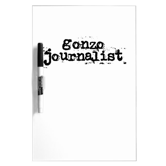 Gonzo Journalist Dry Erase Board (Front)