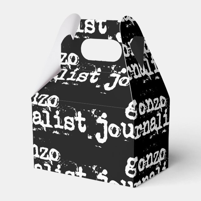 Gonzo Journalist Favor Boxes (Front Side)