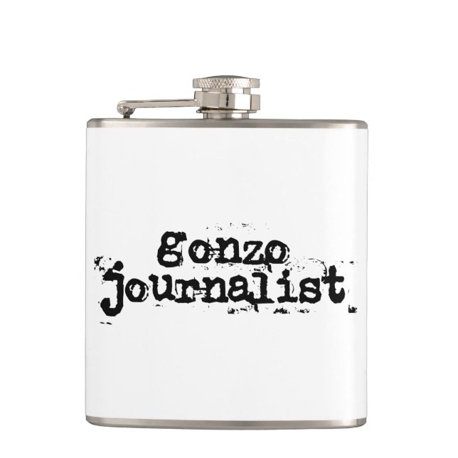 Gonzo Journalist Flask (Front)