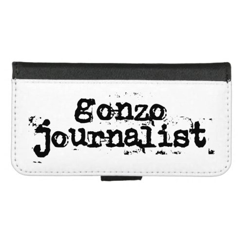 Gonzo Journalist iPhone 87 Wallet Case