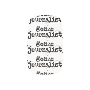 Gonzo Journalist Minx Nail Wraps