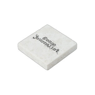 Gonzo Journalist Stone Magnet