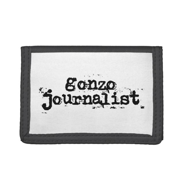 Gonzo Journalist Trifold Wallet (Front)