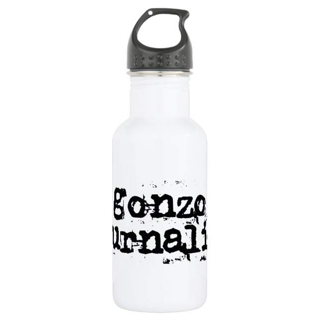 Gonzo Journalist Water Bottle (Front)