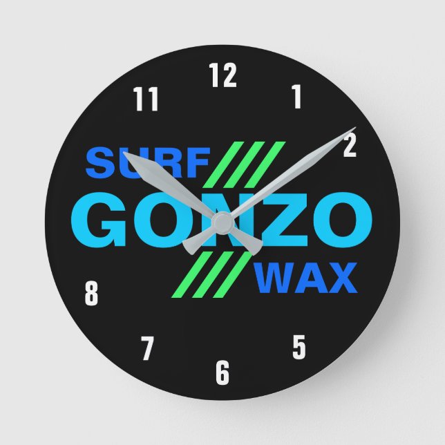 GONZO SURF WAX clock (Front)