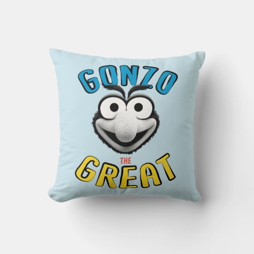 Gonzo the Great Throw Pillow