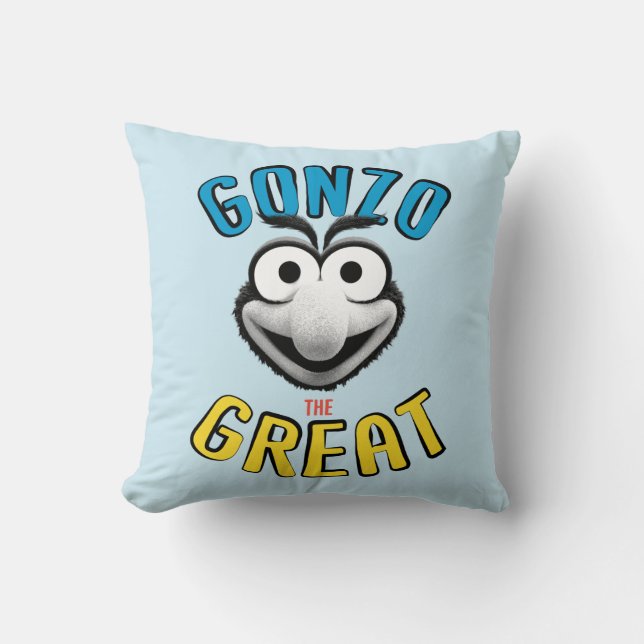 Gonzo the Great Throw Pillow (Front)