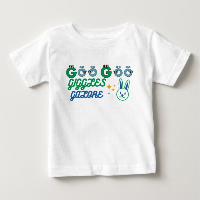 Goo-goo Giggles Galore - Funny Baby Baby T-Shirt (Front)