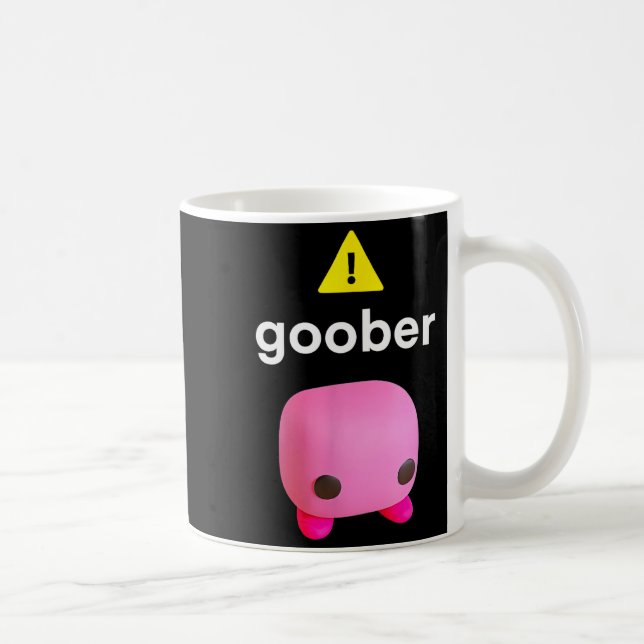Goober Funny Meme Ironic Weirore  Coffee Mug (Right)