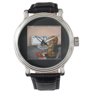 Goober The Nuts On The Net Funny Unisex Watch