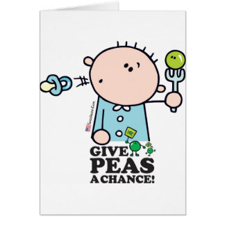 GoochiCoo - Give Peas A Chance Cards
