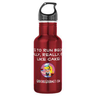 Goochie Gourmet 32oz. Pink Water Bottle