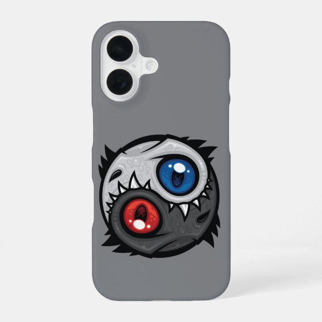 Good and Evil Dragon Yin Yang iPhone Case (Back)
