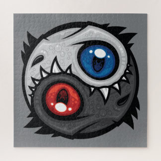 Good and Evil Dragon Yin Yang Jigsaw Puzzle