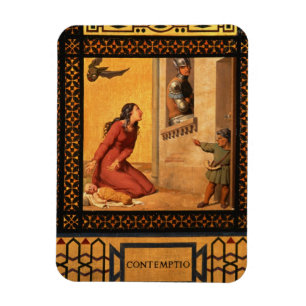 Good and Evil: Scorn, 1832 (detail of 89709) (oil Magnet