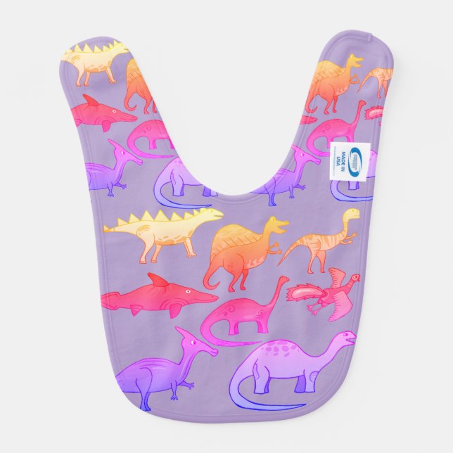 good art baby bib (Back)