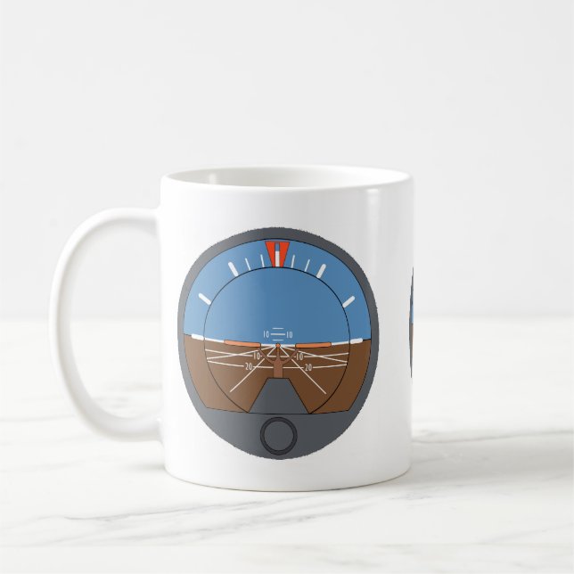 Good Attitude - Attitude Indicator Mug (Left)