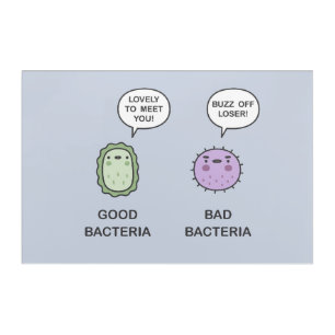 Good Bacteria, Bad Bacteria Acrylic Print