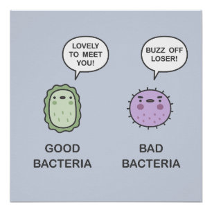 Good Bacteria, Bad Bacteria Poster